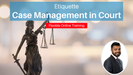Product image for (English) Etiquette - Case Management in Court by Mavinthra Jothy - (Thomas Philip Advocates & Solicitors)