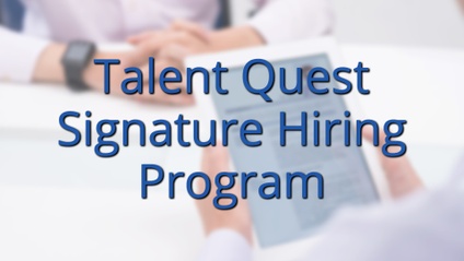 Product image for TALENT QUEST SIGNATURE HIRING PROGRAM