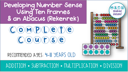 Product image for Developing Number Sense Using Ten Frames (complete course)