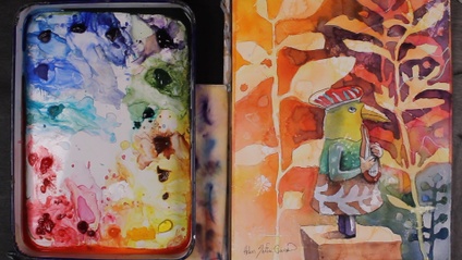 Product image for Watercolor Florabunda with Helen Shafer Garcia