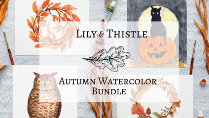 Product image for Autumn Watercolor Bundle