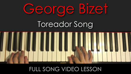 Product image for Georges Bizet | Toreador Song | Full Song Video Lesson