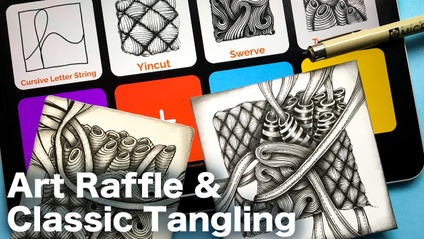 Product image for Art Raffle & Classic Tangling Lesson