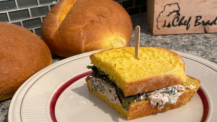 Product image for Sweet Potato Bread & Tuna Salad Sandwich