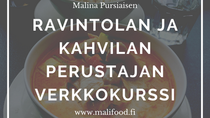 Product image for Ravintolan ja kahvilan perustajan verkkokurssi
