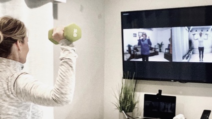 Product image for Live Fitness Over 50 Classes With Video Library