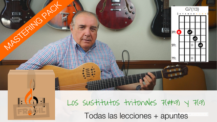 Product image for MASTERING LOS SUSTITUTOS TRITONALES 7(#9) Y 7(9)
