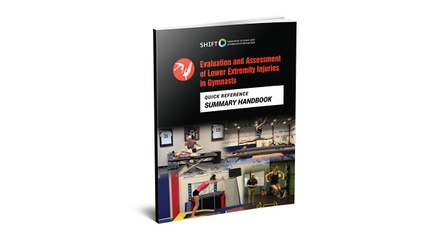 Product image for Gymnastics Lower Extremity Quick Reference Summary Handbook