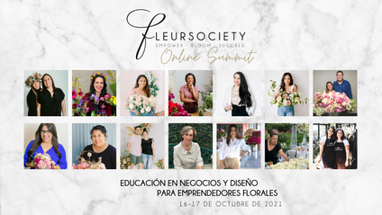 Product image for Fleursociety Online Summit for Floral Designers FALL 2021 SPANISH