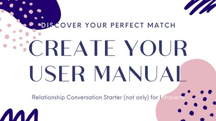 Product image for Create your relationship user manual
