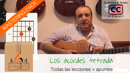 Product image for MASTERING LOS ACORDES TETRADA