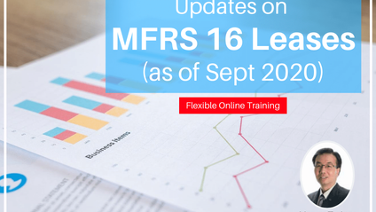 Product image for (English) Updates on MFRS 16 Leases (as of Sept 2020) by Ng Kean Kok (Chartered Accountant)