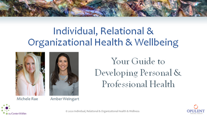 Product image for Individual, Relational and Organizational Health & Wellbeing