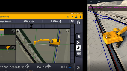 Product image for Trimble Earthworks Machine Control
