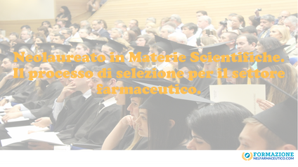 Product image for Neolaureato in materie scientifiche