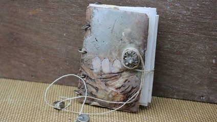 Product image for Encaustic Miniature Journals and Painted Pendants
