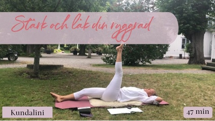 Product image for Stärk och läk din ryggrad med denna Kundalinikriya