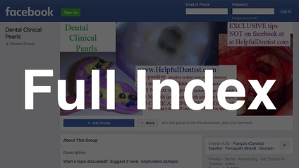 Product image for Dental Clinical Pearls Index