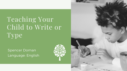 Product image for Teaching Your Child to Write or Type - [English]