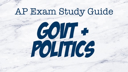 Product image for AP Study Guide: Government and Politics