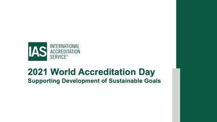 Product image for 2021 IAS World Accreditation Day Webinar - Sustainable Development