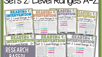 Product image for Reading Intervention Program: Set Two Bundle