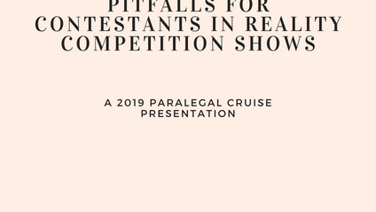 Product image for Pitfalls for Contestants in Reality Competition Shows