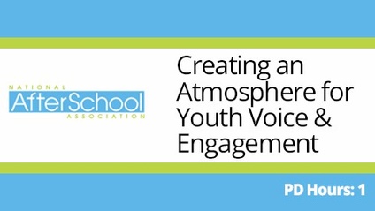 Product image for Webinar: Creating an Atmosphere for Youth Voice & Engagement