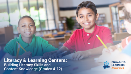Product image for Literacy & Learning Centers, Stations and Rotations (15 Hours)