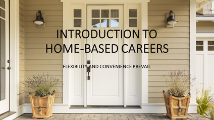 Product image for Introduction to Home Based Careers