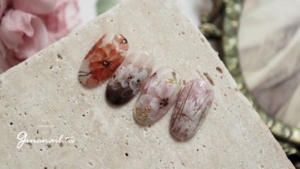 Product image for 基礎凝膠全科班-選修B7-漸層凝膠暈染花