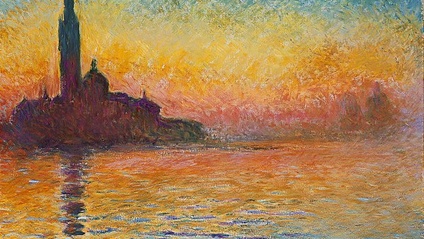 Product image for Paint-A-Long - Recreation of San Giorgio Maggiore at Dusk by Claude Monet
