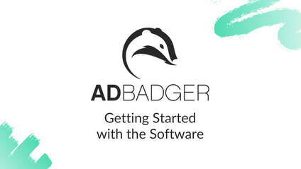 Product image for Getting Started with the Ad Badger Software