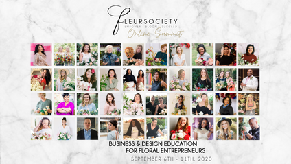 Product image for Fleursociety Online Summit for Floral Designers FALL 2020 - REPLAYS
