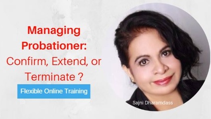 Product image for (English) Managing Probationer: Confirm, Extend, or Terminate ? by Sajni Dharamdass (VMS Solution)