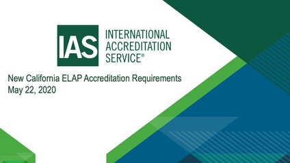 Product image for ELAP Webinar 02 – California ELAP Regulations