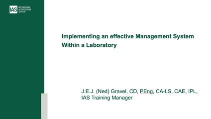 Product image for 17025 QMS Short Webinar 03-Implementing Efficient Management Systems
