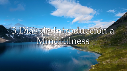 Product image for 3 Días de Introducción a la Consciencia Plena