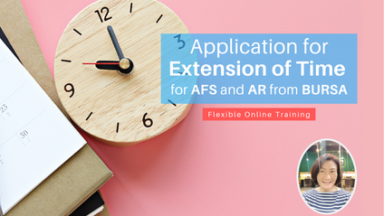 Product image for (English) Application for Extension of Time for AFS and AR from BURSA by Mah Li Chen (MAICSA Chartered Secretary)