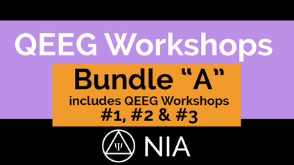 Product image for NIA QEEG Online Workshop Bundle "A" (workshops #1, #2, #3)