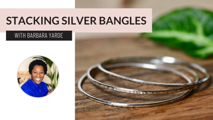 Product image for Silver Stacking Bangles - Free Mini Course