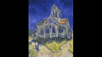 Product image for Paint-A-Long - Recreation of The Church in Auvers-sur-Oise by Van Gogh