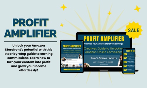 Product image for Profit Amplifier: Creative’s Guide to Unlocking Amazon Onsite Commissions