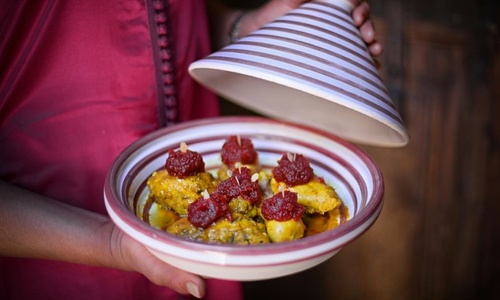 Product image for Moroccan Chicken Tagine with Caramelized Tomatoes 