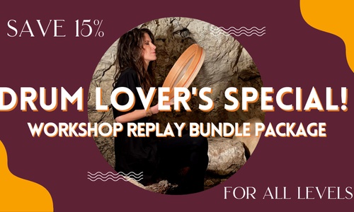 Product image for Drum Lovers Workshop Replay Bundle: Save 15% (beginner-friendly!)