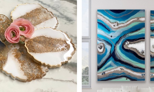 Product image for 2 Course Bundle -Resin Basics &amp; Geode Resin Art