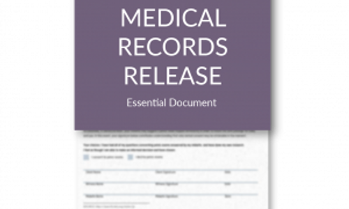 Product image for Release of Medical Records - Essential Practice Form