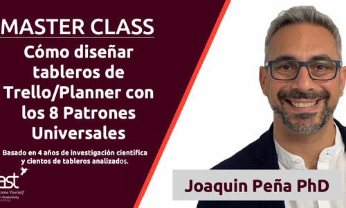 Product image for Máster Class: Cómo diseñar tableros de Trello/Planner con los 8 Patrones Universales. 