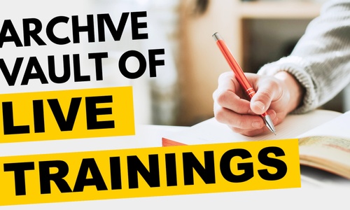 Product image for Archive Vault of Live Trainings