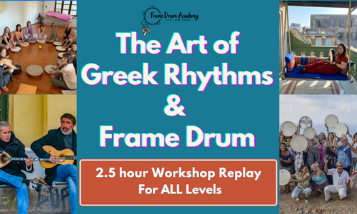 Product image for The Art of Greek Rhythms & Frame Drumming